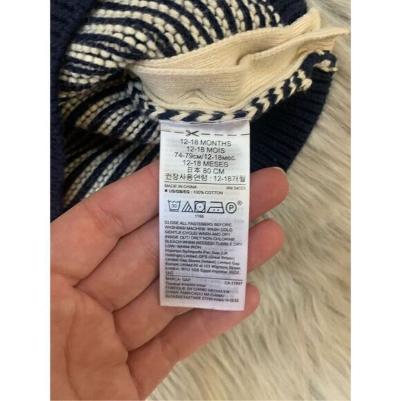 Gap Baby Brannan Kimono Sweater size 12-18M - Picture 5 of 9